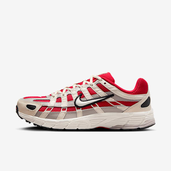 【Nike】★人気★ナイキ P-6000★Red Nike P-6000 GS University Red / Metallic Silver - Jun 2025